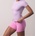 Gym King Womens Short-Sleeve Performance Gym Top - Pink Grindle