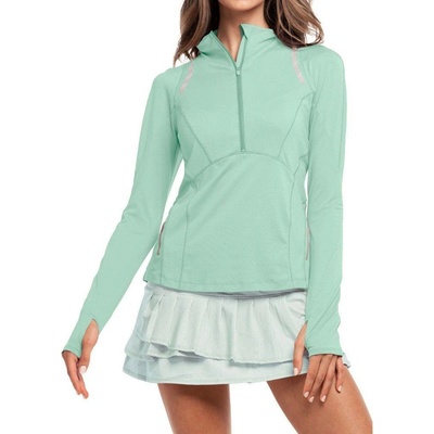 Lucky In Love Architect 1/4 Zip L/S Top zelená
