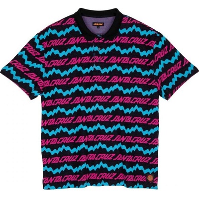 Santa Cruz Slime Drip Polo Black