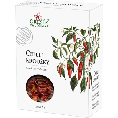 Grešík koření Chilli kroužky 7g