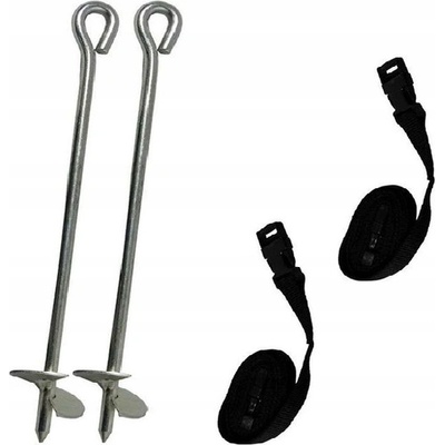 Sada kotev na trampolínu s popruhy Aga K5322 4 díly