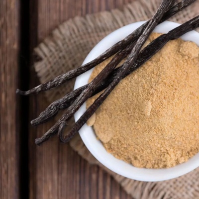 Vanilkový cukr třtinový s 5% vanilky Bourboun - moučka 50g