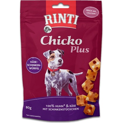 Rinti Chicko Plus Kura syr a šunka 80 g
