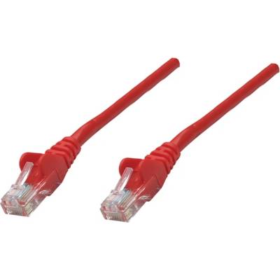 Manhattan кабел - U/UTP пач (RJ45 към RJ45, Cat6, 10 м, червен, меден) 738491 (738491)