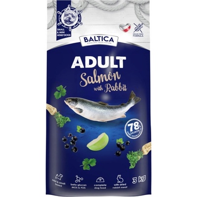 Baltica losos s králikom Adult Small 3 kg
