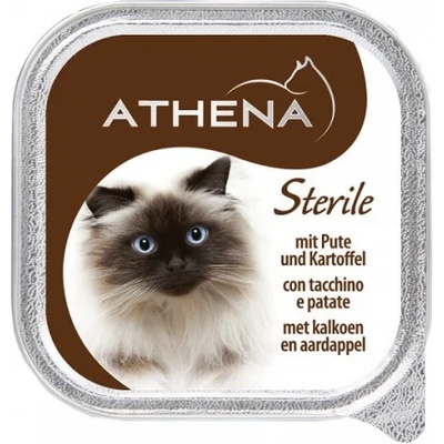 Athena Sterile - Пастет за кастрирани котки с пуйка и картофи 100 гр