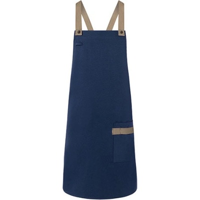 Karlowsky Gastro zástěra KY119 Steel-Blue 70x85cm