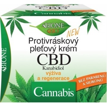 BC Bione CBD Kannabidiol + Cannabis protivráskový pleťový krém 51 ml