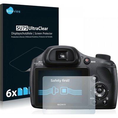 Ochranné fólie 6x SU75 UltraClear Screen Protector Sony Cyber-Shot DSC-HX300