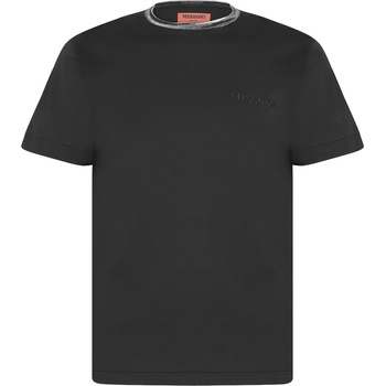 Missoni Тениска MISSONI Embroidered Logo T Shirt - Black S90NM