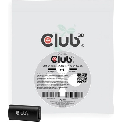 Club3D CAC-2507 Female USB-C 40G 240W 8K60Hz
