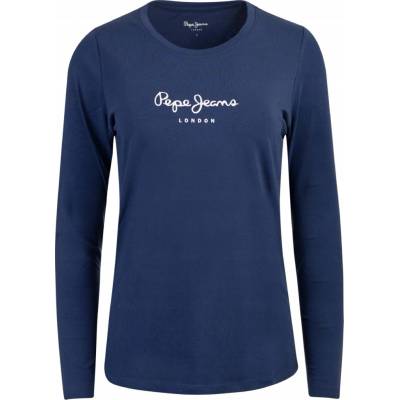 Pepe Jeans tričko s dlhým rukávom námornícka modrá