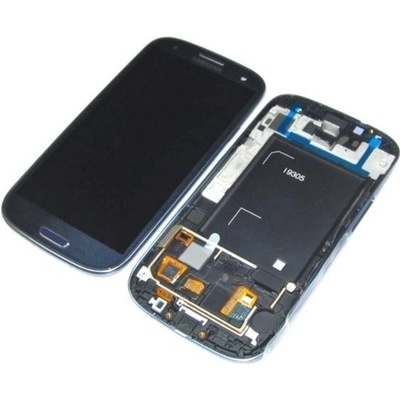 LCD Displej + Dotykové sklo + Přední kryt Samsung i9305 Galaxy S3 LTE