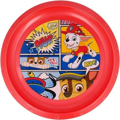 STOR Talíř Paw Patrol Rescue Team Red 22 cm