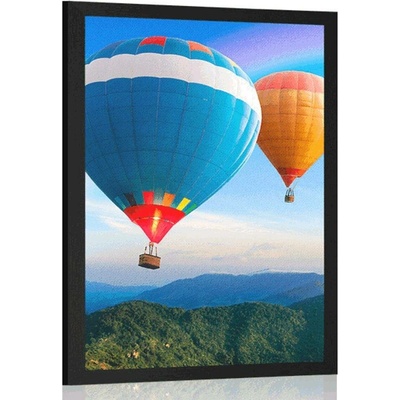 Plakát dobrodružné balóny - 40x60 white