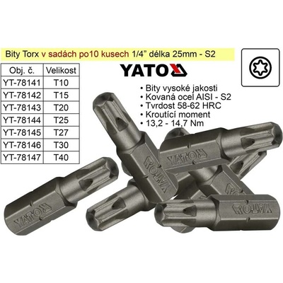Yato YT-78142 10 ks