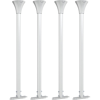 Multibrackets Комплект за подов и таванен монтаж Multibrackets MB-5704, за корпуси 75"-98", 1 дисплей, бял (7350105215704)
