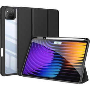 Dux Ducis Xiaomi Pad 8 Pro / Pad 8 / Pad 7 Pro DUX DUCIS TOBY калъф със стойка, с ефект на кожа, активен FLIP, държач за стилус, ЧЕРЕН (GP-168768)