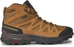 Salomon X Ward Leather Mid Gtx kangaroo black dull gold 2023