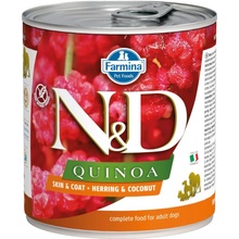 N&D Quinoa Dog Adult Skin & Coat Herring & Coconut 285 g