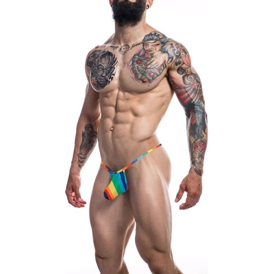 Cut4Men Loopstring Pouch Rainbow S/M