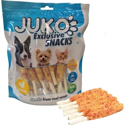 JUKO Snacks Chicken carrots Wrap cowhide sticks 250 g