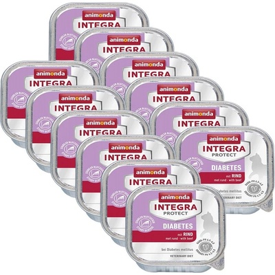 Animonda Integra Protect Cat Diabetes - говеждо 12 x 100 г