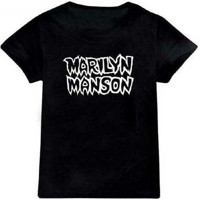 Rock Off Marilyn Manson Classic Logo čierna