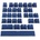 Ducky Капачки за механична клавиатура Ducky - Navy, 31-Keycap Set, сини (DUCKY-ACC-31-USRDBNNO2)