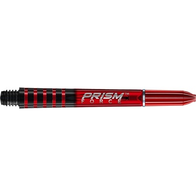 Winmau Prism force plastové dlouhé červené