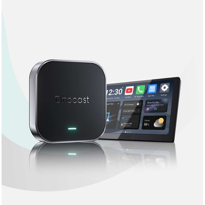 Безжично Apple CarPlay и Android Auto устройство с Android 13 - Ottocast OttoAibox E2 CarPlay AI Box (PCS55-TE)