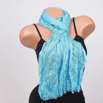 Image 1 of Свеж дамски шал в синьо