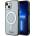 BMW Кейс BMW BMHMP14SHCRS за iPhone 14 6.1", прозрачен, твърд, Silver Ring MagSafe (3666339122348)