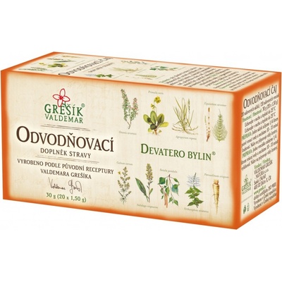 Grešík Odvodňovací čaj Devatero bylin 20 x 1,5 g