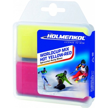 Holmenkol Worldcup Mix HOT žlutý-červený 2x35 g