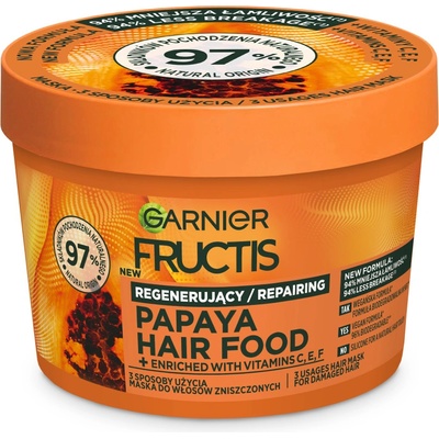 Garnier Fructis Hair Food Papaya maska na vlasy 390 ml