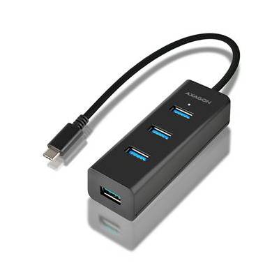 AXAGON HUE-S2C,Type-C 4x USB3.0 CHARGING hub, microUSB nap. konektor (HUE-S2C)