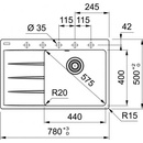 Franke CNG 611-78 TL onyx