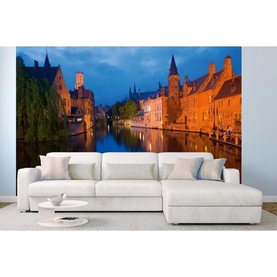 Dimex MA-5-1013 Samolepicí vliesová fototapeta na zeď Krásná cihlová architektura rozměry 375 x 250 cm
