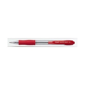 Pilot Пилотна химикалка с щракване Super Grip 0, 7 червена (BPGP-10R-F-R)
