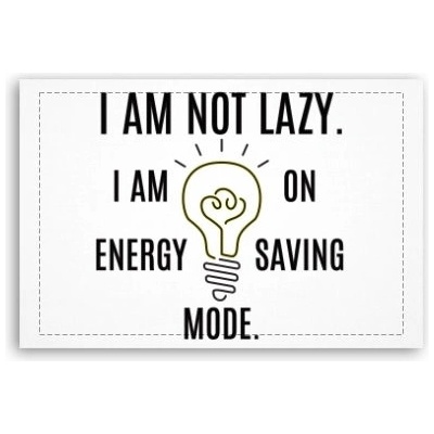 Fotoobraz 60x40 cm malý Energy saving mode