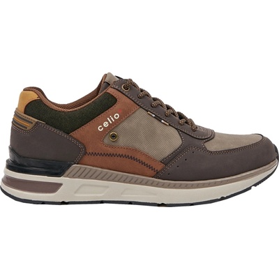 Celio sneakers pánska vychádzková hnedá khaki béžová