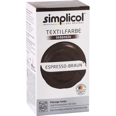 Simplicol barva na textil espresso hnědá 150 ml