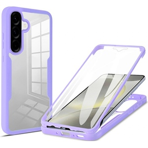 Techsuit Калъф за Samsung Galaxy A37 5G - Techsuit ColorVerse 360 Series + Протектор - Лилав