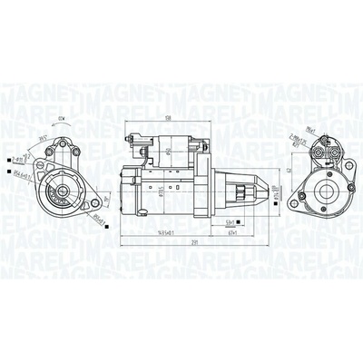 Štartér MAGNETI MARELLI 063725589010