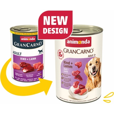 Animonda Gran Carno Adult hovädzie & jahňacie 400 g