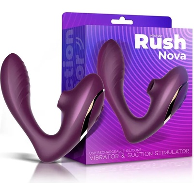 INTOYOU Rush Nova Vibrator and Clitoral Stimulator Purple