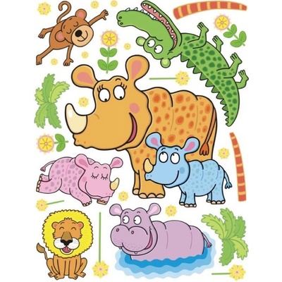 AG Design K1051 Dekorácia na stenu Jungle 65 x 85 cm