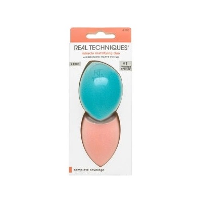 Real Techniques Miracle Mattifying Duo гъбичка за фон дьо тен