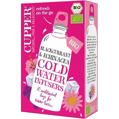 Cupper BIO Cold Brew Cold Water Infuser Černý rybíz Echinacea 27 g 10 ks